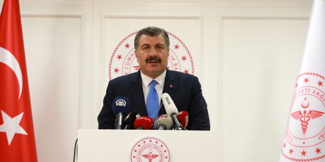 Sağlık Bakanı Dr. Koca,  “Türkiye’de koronavirüs nedeniyle yaşamını yitirenlerin sayısı 108’e yükseldi” (29.3.2020)