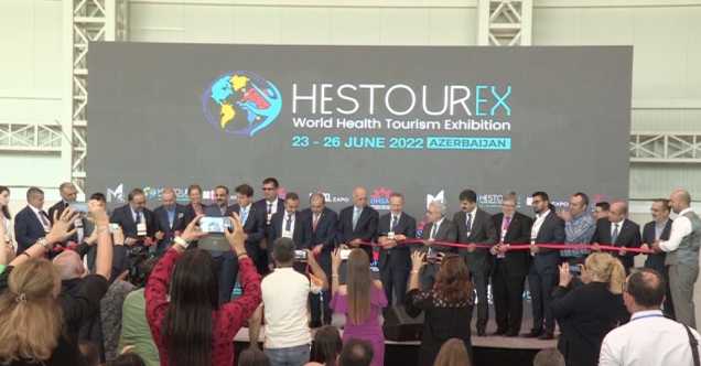 4. Hestourex Dünya Sağlık Turizmi Fuarı, 23 Haziran’da Bakü’de başladı.