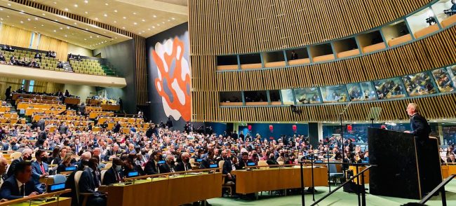 77. BM Genel Kurul görüşmeleri New York’ta başladı.