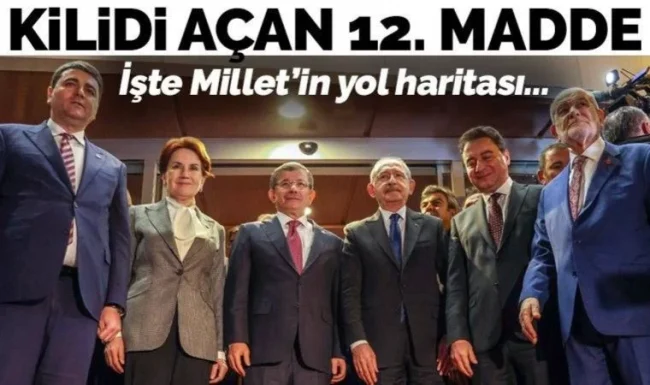 Millet İttifakı’nın Cumhurbaşkanı adayı Kemal Kılıçdaroğlu